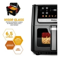 Air Fryer Philco 6,5L Visor Glass e Redstone 1700W PAF65A