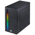 Gabinete Gamer Australis Preto Frontal Com Fita Led Rgb