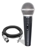 Microfone Dinâmico Com Cabo 3 Metros Dylan Smd-100