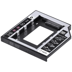 Adaptador Caddy para Hd Ou Ssd Gaveta Dvd Notebook Sata 12.7mm Ac-127