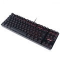 Teclado Mecânico TKL Neron Black Outemu Brown Hotswap LED Vermelho ABNT2 - PNOHBWV