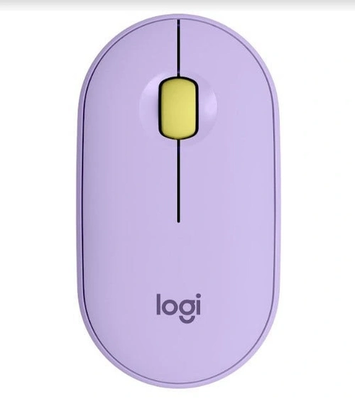 Mouse Logitech Pebble M350 Lilás Sem Fio 910-006659