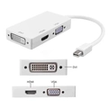 Adaptador Mini Displayport para Hdmi/dvi/vga F3 - Jc-mdp3in1 558