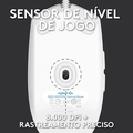 Mouse Gamer Logitech G203, LIGHTSYNC, Branco - 910-005794