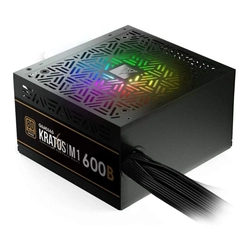 Fonte 600W Gamdias Kratos M1RGB 80Plus Bronze PFC Ativo - M1-600