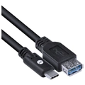 Cabo Usb Tipo c para Extensor Usb a Fêmea V3.2 Gen1 5gbps 2 Metros - C32uaf-2