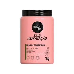 Máscara S.O.S Hidratação Óleo de Rícino Salon Line 1kg