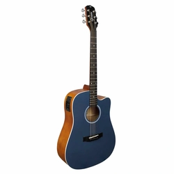 Violão Aço Eletroacústico Performance Gdc-1 Ceq Color Top Blue (ctb)