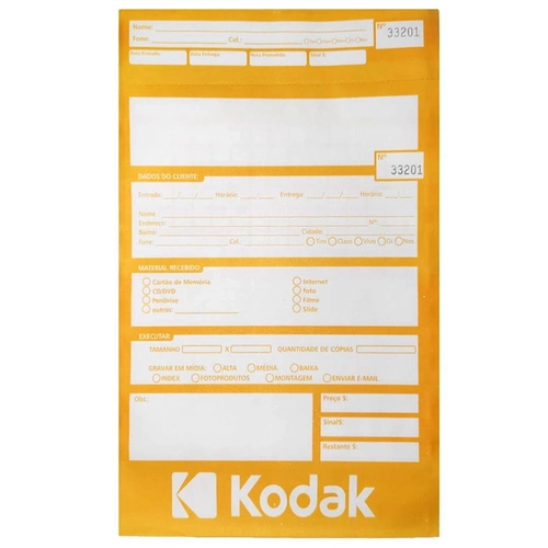 ENVELOPE KODAK CX C/ 1000