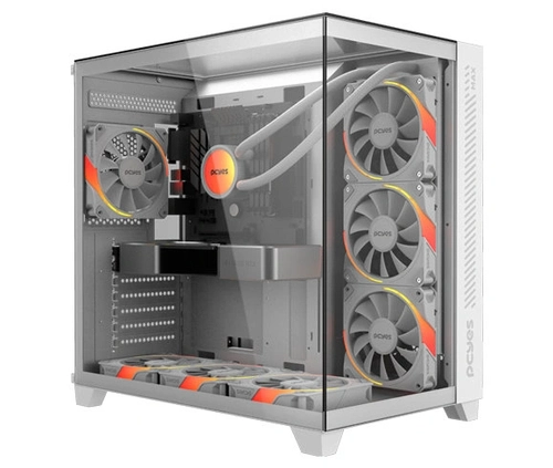 Gabinete Gamer Forcefield Max White Ghost - Gffmaxwg