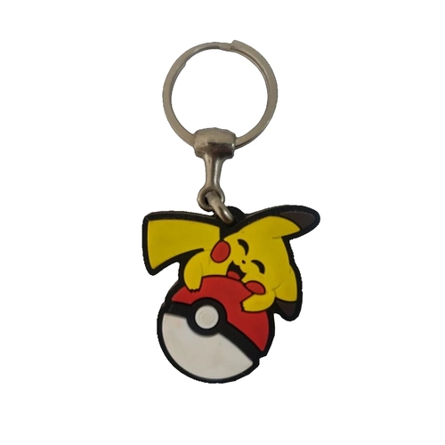Chaveiro Geek Emborrachado Pikachu