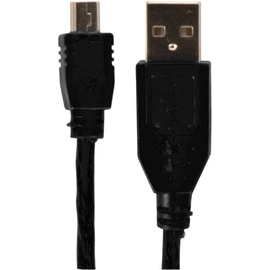 Cabo Usb A Macho X Mini Usb 5p 2.0 1,8m Preto Ebolt
