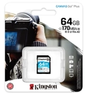 Cartão Memória Canvas Go Plus 170mb/ Kingston - SDG3/64GB - Leitura 170mb/s e Gravação 70mb/s