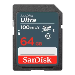 Cartão De Memória Sandisk Ultra, 64gb, Sdxc, Sdsdunr-064g-Gn3in