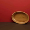 Gamela/saladeira Oval de Bamboo 33x23cm - 003362