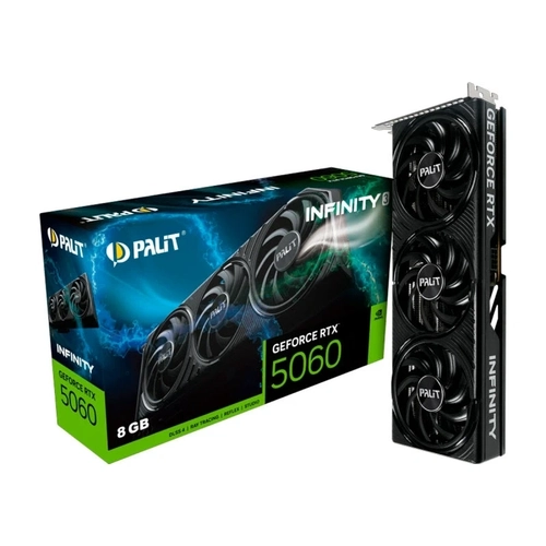 Placa de Vídeo 8GB Rtx5060 Palit Infinity 3 - Ne75060019p1-gb2063s