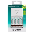 Carregador de Pilhas Sony c/ 4 Pilhas AA 2500mAh Bivolt - BCG-34HH4GN