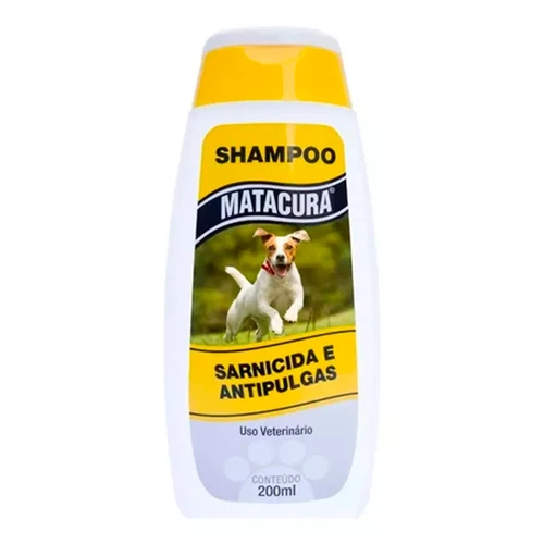Shampoo Sarnicida e Antipulgas Matacura para Cães