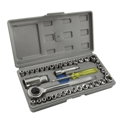 Jogo De Soquete Western Com Maleta 39 Pecas