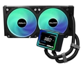 Water Cooler Asrock Challenger 240 Digital Preto 240mm Argb Com Display