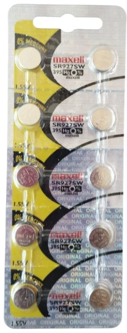 395 = 399 = 927 = G7 Maxell - 1,55V cart.ela c/10un.