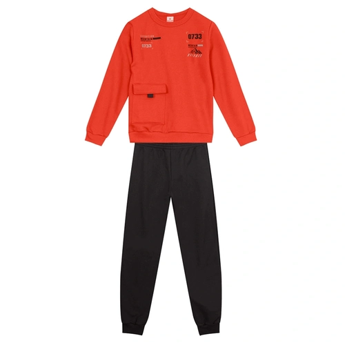 Conjunto Moletom Mountain Adventures Vermelho Brandili - Masculino