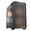 Gabinete Gamer Cougar, MX600 MINI, RGB, Lateral de Vidro, Mini-Tower, 3x Fans, Black - 385GC90.0001
