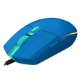 Mouse Gamer Logitech G203, USB, RGB, Lightsync, 6 Botoes, 8.000 DPI, Azul, Com Fio -  910-005795