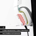 Headset Gamer Logitech G Astro A10, Drivers 32mm, P3, Xbox, PC e Mac, Branco - 939-002051
