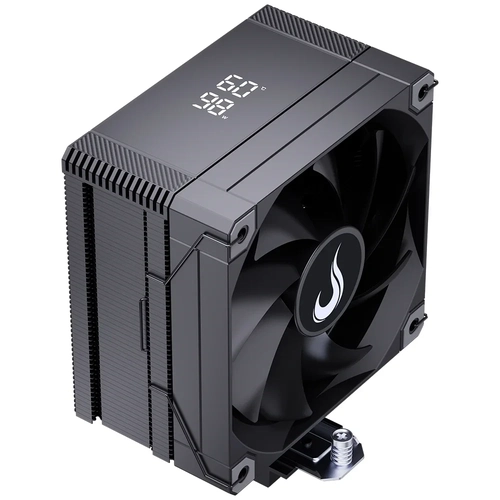Cooler processador Gamer Rise Mode Temp 6 Black, AMD e Intel, 120mm Tdp 240w Preto - RM-ACT6-B