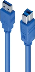 Cabo USB para Impressora 3.0 Vinik USB A x USB B 2 Metros - U3ambm-2