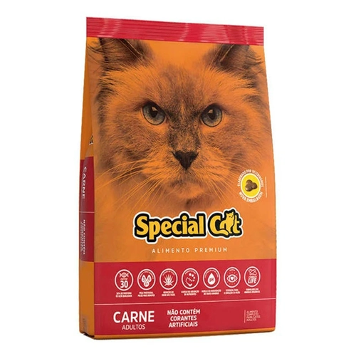 Ração Special Cat para Gatos Adultos Sabor Carne 20kg