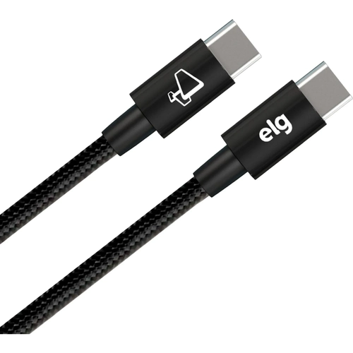 Cabo Usb-c Tipo-c Para Usb-c Tipo-c ELG 1M Preto - Tc60