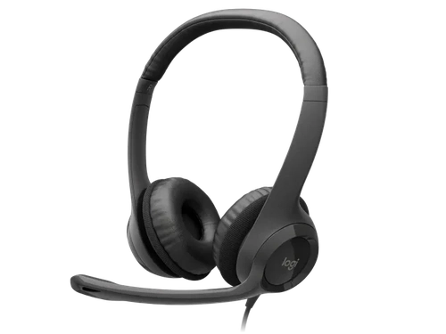 Headset Logitech H390 USB Preto - 981-000014