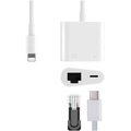 Adaptador Iphone P/ Rj45 C/ Entrada P/ Energia Ref. Fy884