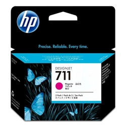 Cartucho De Tinta Hp 711 Magenta Pluk 29ml Com 3 Unidades - Cz135ab