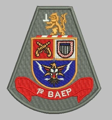 Brasão de Batalhão 1º BAEP - Polícia Militar (Bordado)