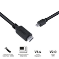 Cabo Mini Displayport x Hdmi 2.0 Pcyes 2 Metros - Pmdph-2