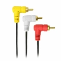 Cabo 3rca P/ 3rca 90° - 1.8m - Gold