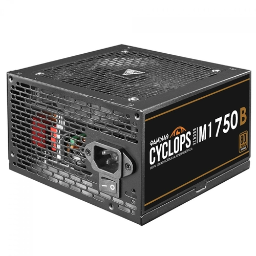 Fonte 750W Gamdias Cyclops Preto 80 Plus Bronze - M1-750B