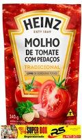 Molho de Tomate Com Pedaços  Heinz 240g