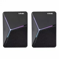Caixa de Som Gamer Vinik Star 6w 2.0 Led Rainbow - Vspkg6wst