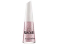 Esmalte Glitter Risqué Granulado Rosé 8ml