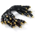 Cabo y Rca Fêmea x 2 Rca Macho 20 Cm (10 Unidades) - Yrf2rm-20