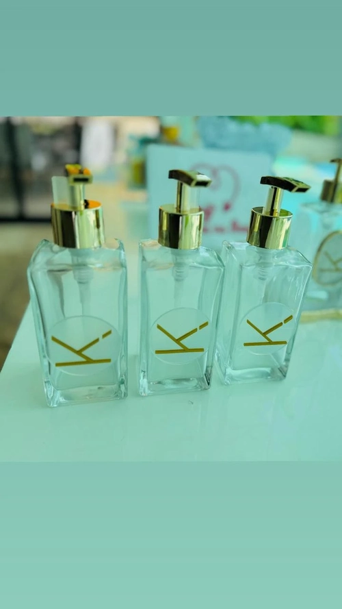 Vidro com válvula - Logo alto relevo inicial ou desenho