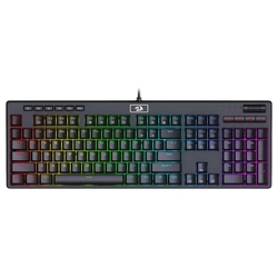 Teclado Gamer Mêcanico Redragon Manyu Switch Azul RGB Preto - K579RGB