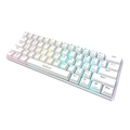 Teclado Gamer Mecânico  Gamdias Hermes E3 RGB USB 2.0 Switch Brown Layout ANSI Branco - (US/BROWN/WH)