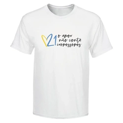 Camiseta Amor Não Conta Cromossomo - Infantil