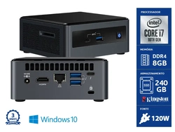 Computador Nuc Intel Windows Computador Nuc Nuc107108240w Core I7-10710u 8gb Ddr4 Ssd 240gb  Wifi Windows 10 Home