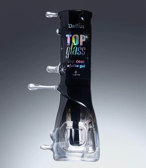 Esmalte Dailus Top Glass – Top Coat Efeito Gel 8ml